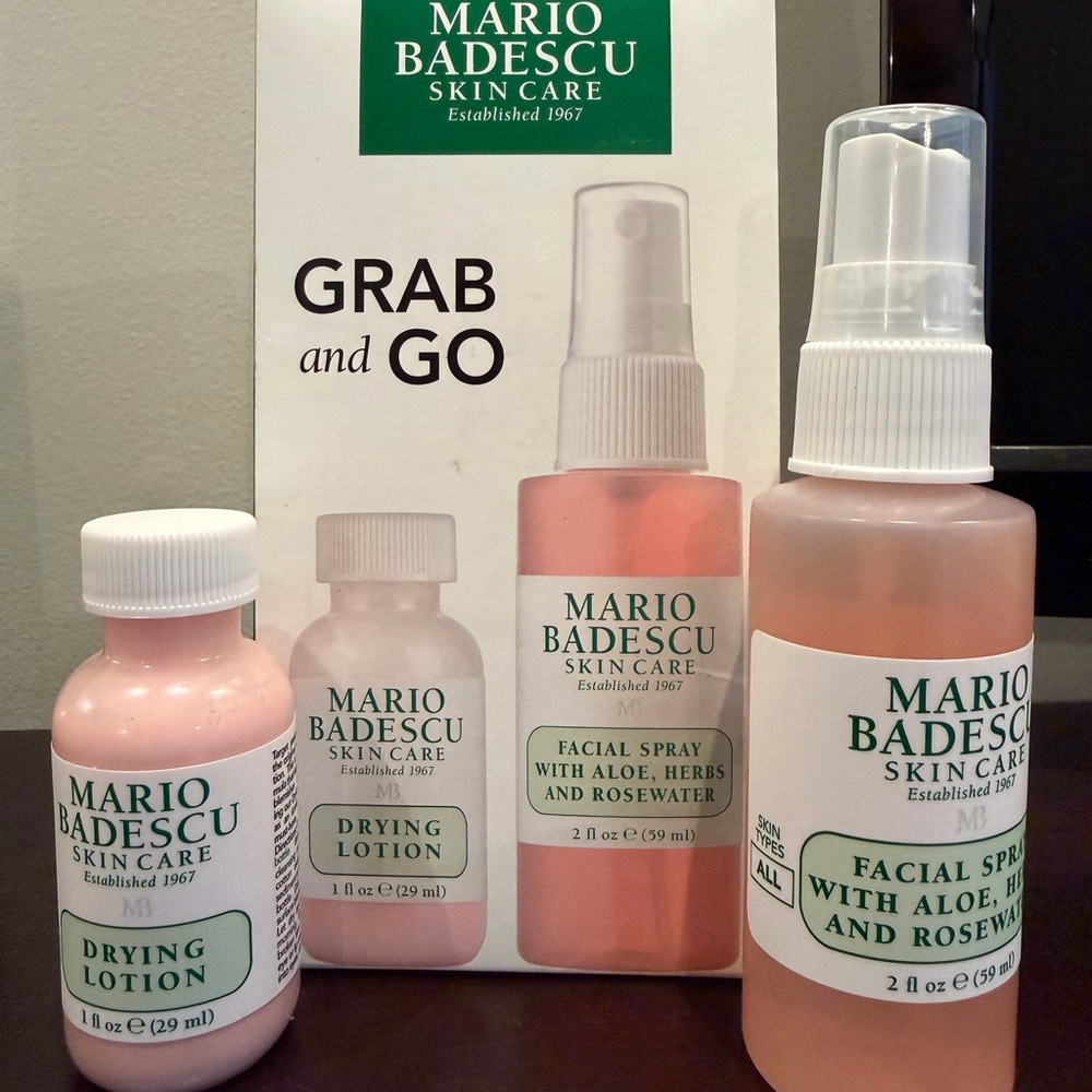 Mario Badescu Facial Spray with aloe and rose water & Drying Lotion Duo